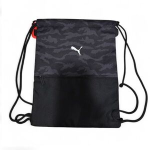 NWT Puma Black Camo Drawstring Backpack